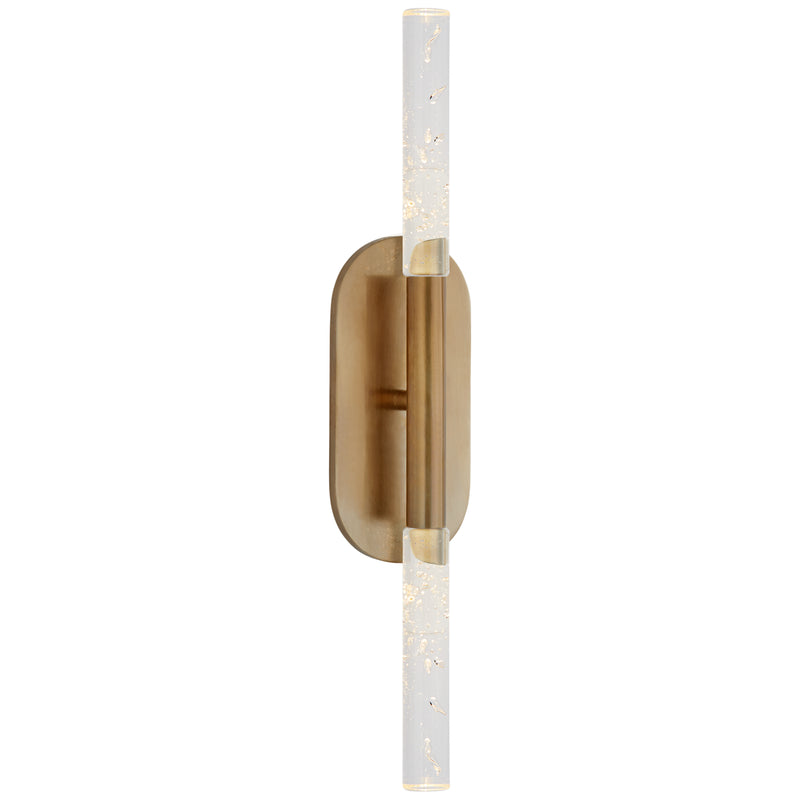 Visual Comfort Signature KW 2282AB-SG LED Vanity, Antique-Burnished Brass
