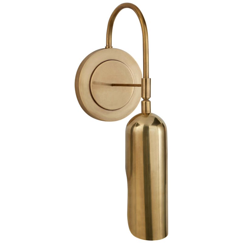 Visual Comfort Signature KW 2420AB One Light Wall Sconce, Antique-Burnished Brass