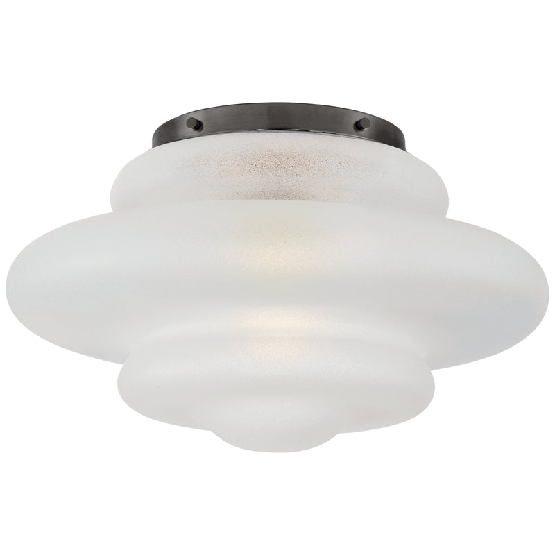 Visual Comfort Signature KW 4271BZ-VG One Light Flush Mount, Bronze