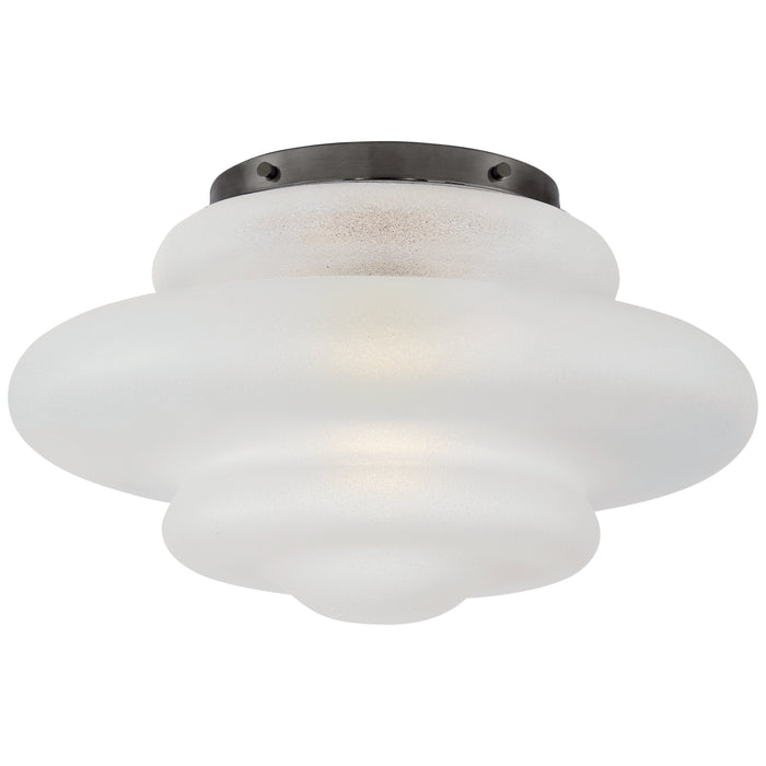 Visual Comfort Signature KW 4271BZ-VG One Light Flush Mount, Bronze