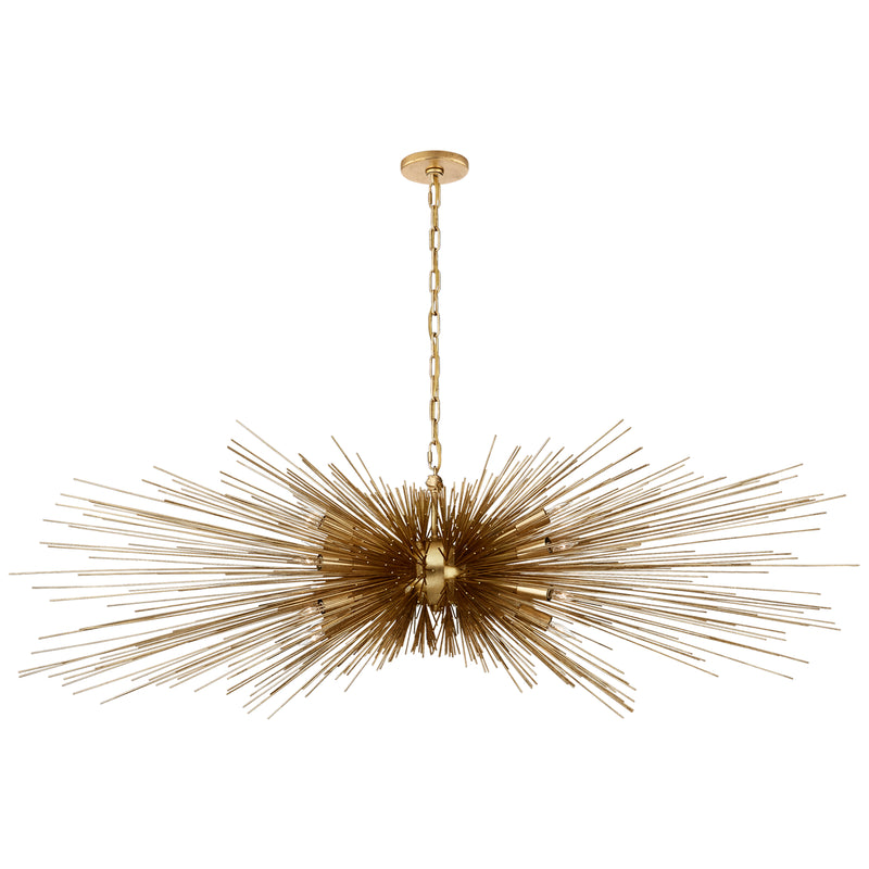 Visual Comfort Signature KW 5182G 16 Light Chandelier, Gild