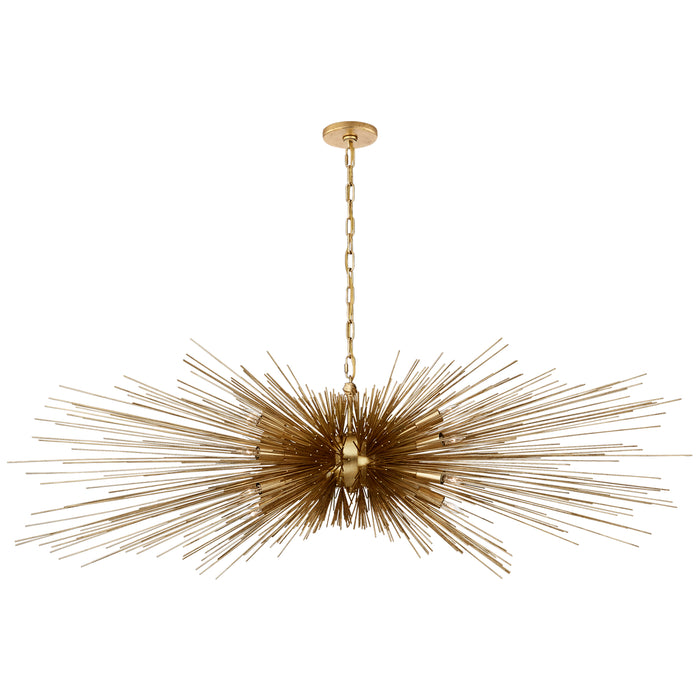 Visual Comfort Signature KW 5182G 16 Light Chandelier, Gild