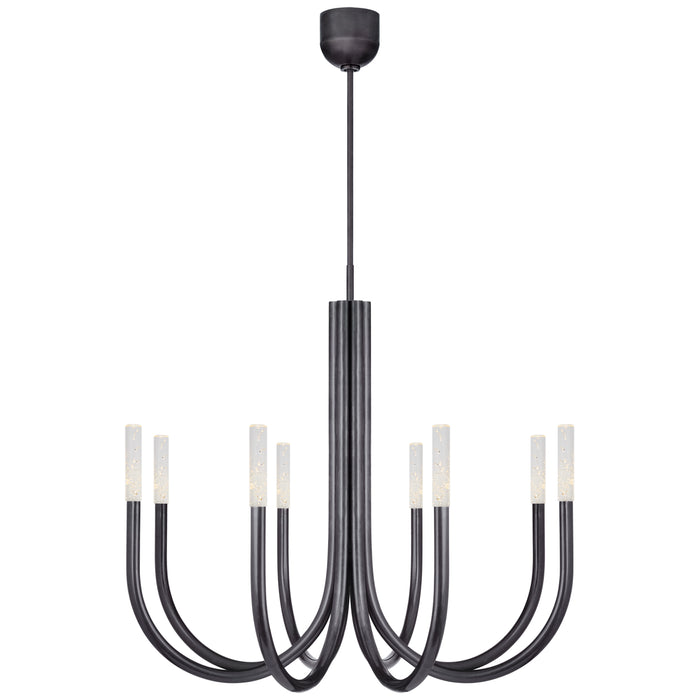Visual Comfort Signature KW 5581BZ-SG LED Chandelier, Bronze