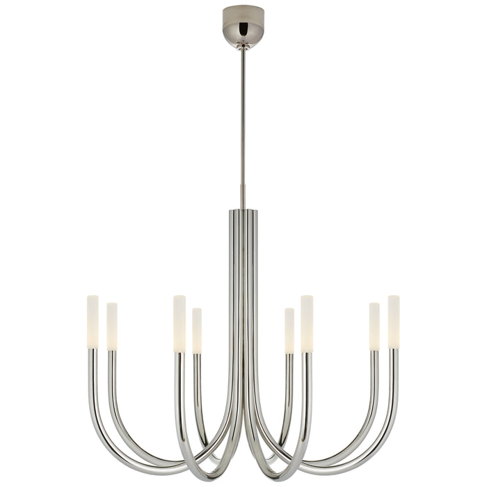 Visual Comfort Signature KW 5581PN-EC LED Chandelier, Polished Nickel