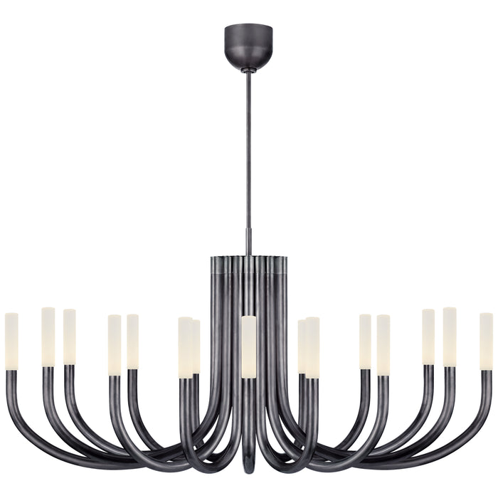 Visual Comfort Signature KW 5585BZ-EC LED Chandelier, Bronze