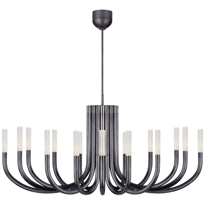 Visual Comfort Signature KW 5585BZ-SG LED Chandelier, Bronze