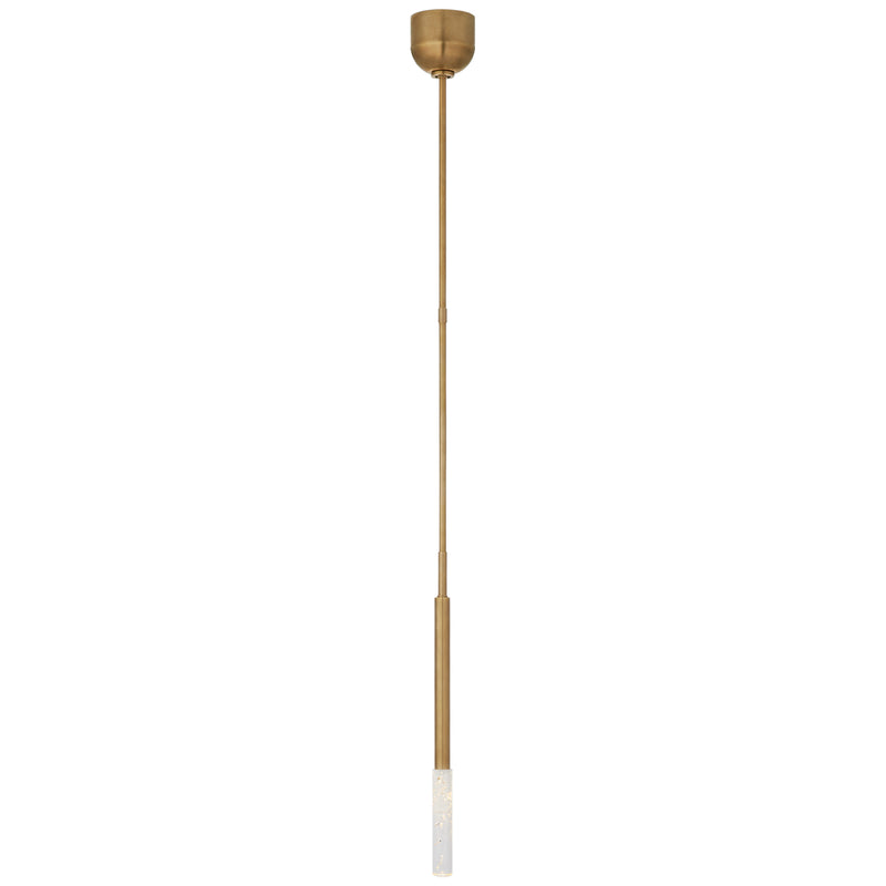 Visual Comfort Signature KW 5586AB-SG LED Pendant, Antique-Burnished Brass