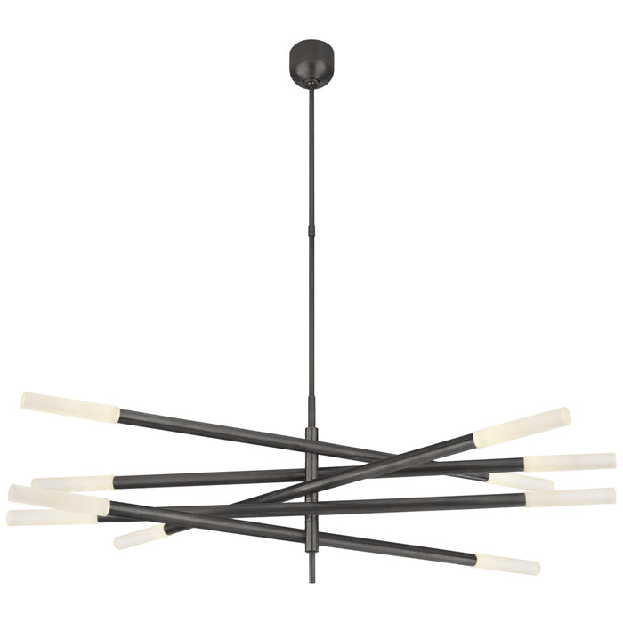 Visual Comfort Signature KW 5587BZ-EC LED Chandelier, Bronze