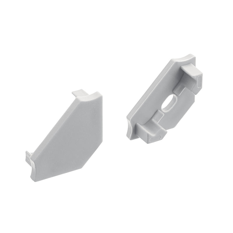Kichler 1TEE145SFSSIL Tape Extrusion End Cap 5 Pair, Silver