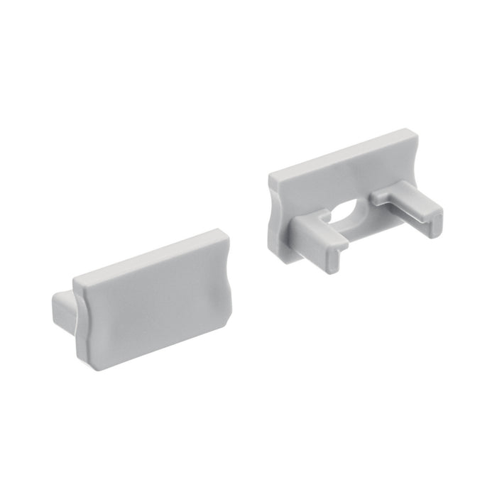 Kichler 1TEE1STSFSSIL Tape Extrusion End Cap 5 Pair, Silver