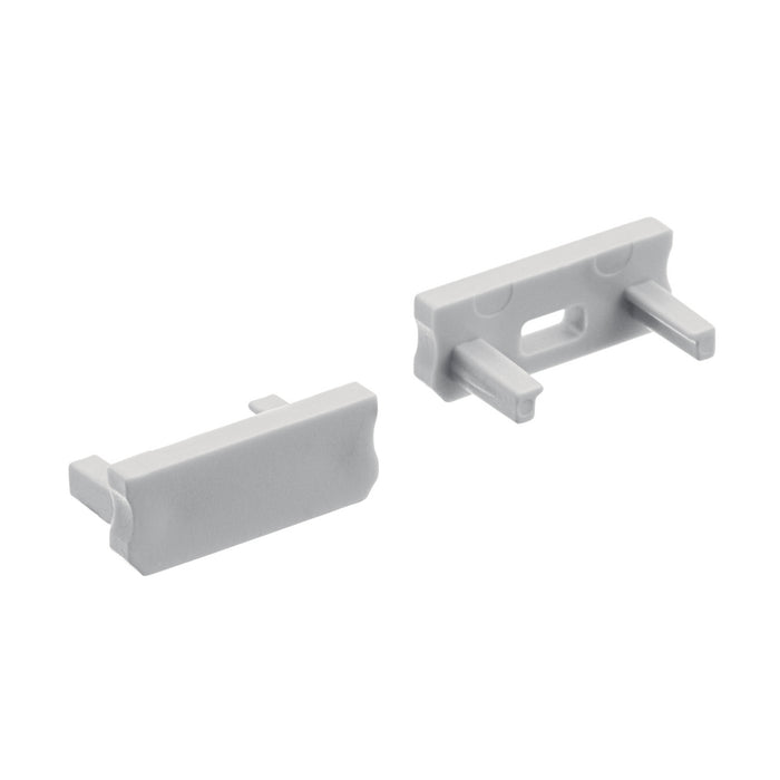 Kichler 1TEE1SWSFSSIL Tape Extrusion End Cap 5 Pair, Silver