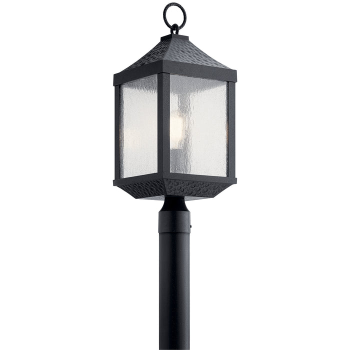 Kichler 49987DBK One Light Outdoor Post Mount, Distressed Black