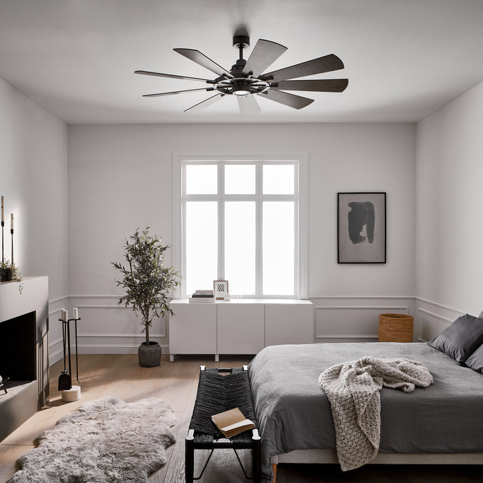 Kichler 300265AVI 65" Ceiling Fan, Anvil Iron