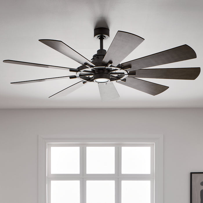 Kichler 300265AVI 65" Ceiling Fan, Anvil Iron