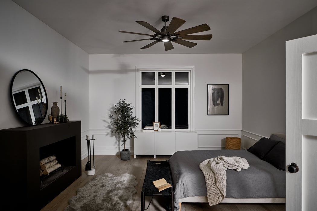 Kichler 300265AVI 65" Ceiling Fan, Anvil Iron