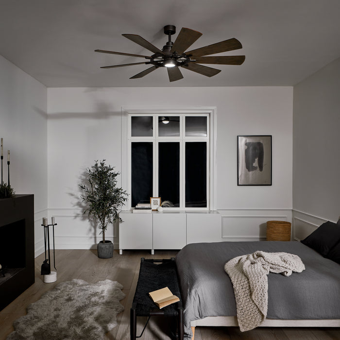Kichler 300265AVI 65" Ceiling Fan, Anvil Iron