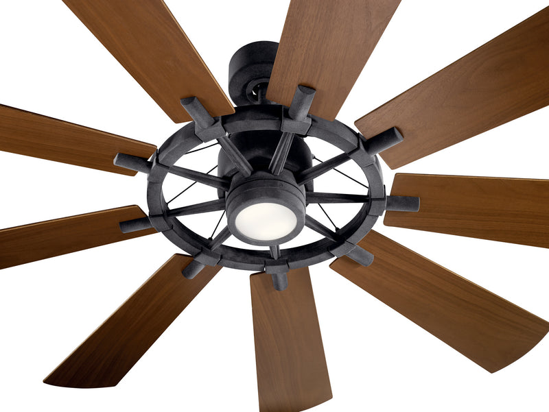 Kichler 300265DBK 65" Ceiling Fan, Distressed Black
