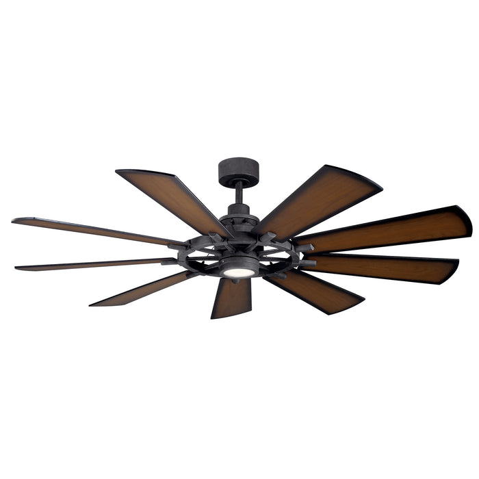Kichler 300265DBK 65" Ceiling Fan, Distressed Black