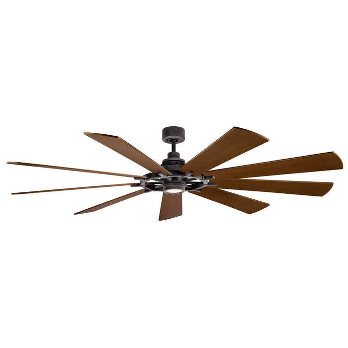 Kichler 300265WZC 65" Ceiling Fan, Weathered Zinc