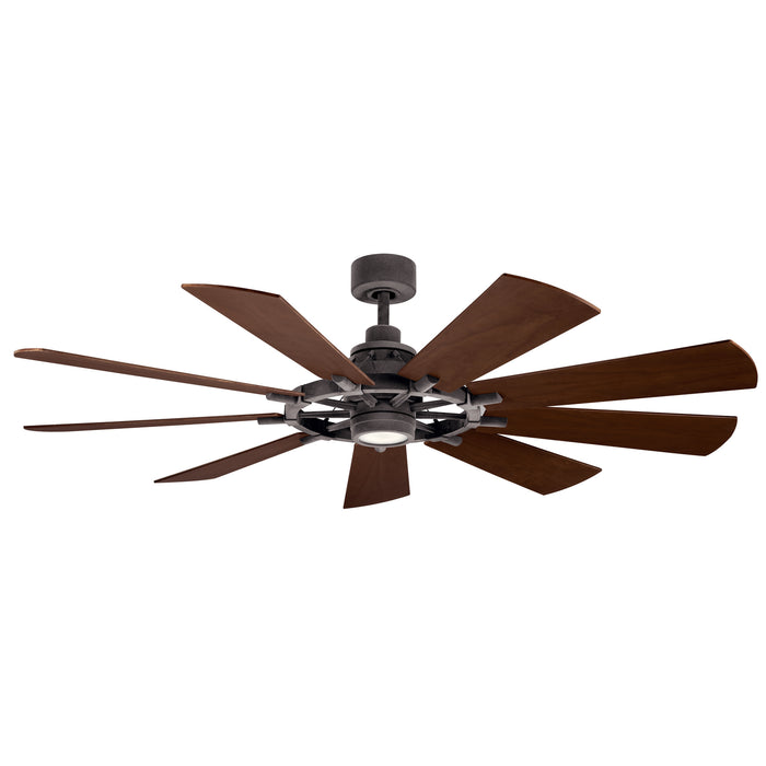 Kichler 300265WZC 65" Ceiling Fan, Weathered Zinc
