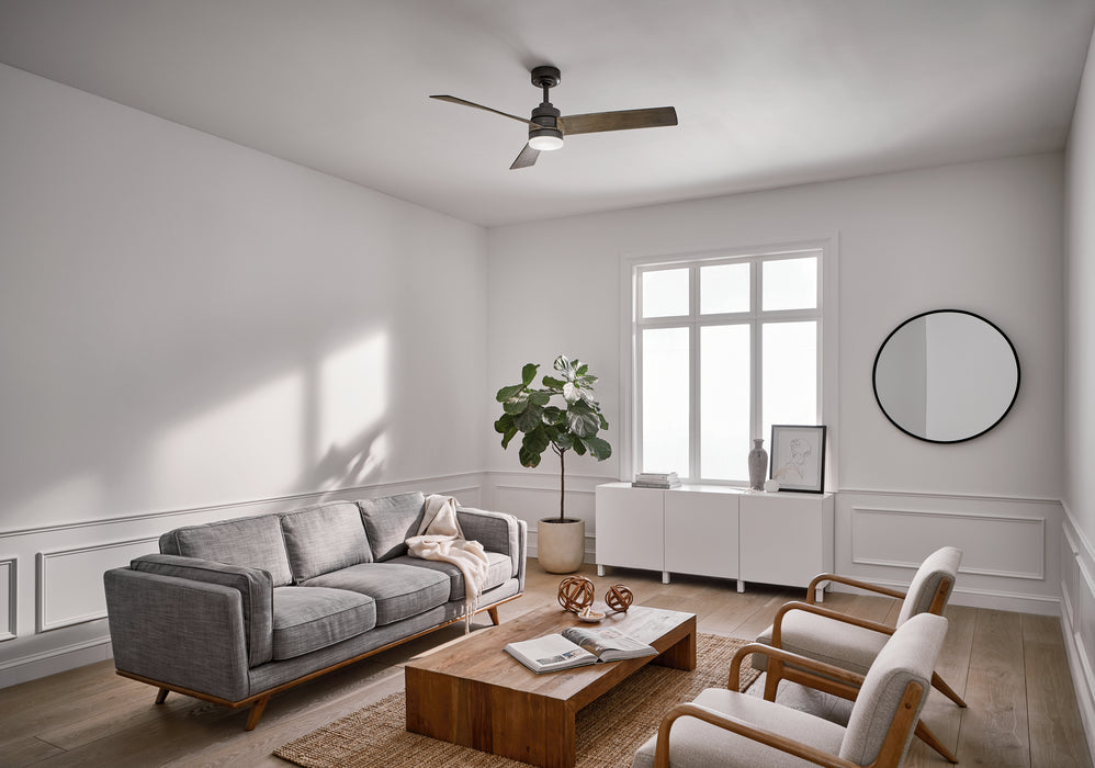 Kichler 300275AVI 52" Ceiling Fan, Anvil Iron