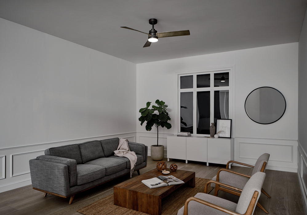 Kichler 300275AVI 52" Ceiling Fan, Anvil Iron