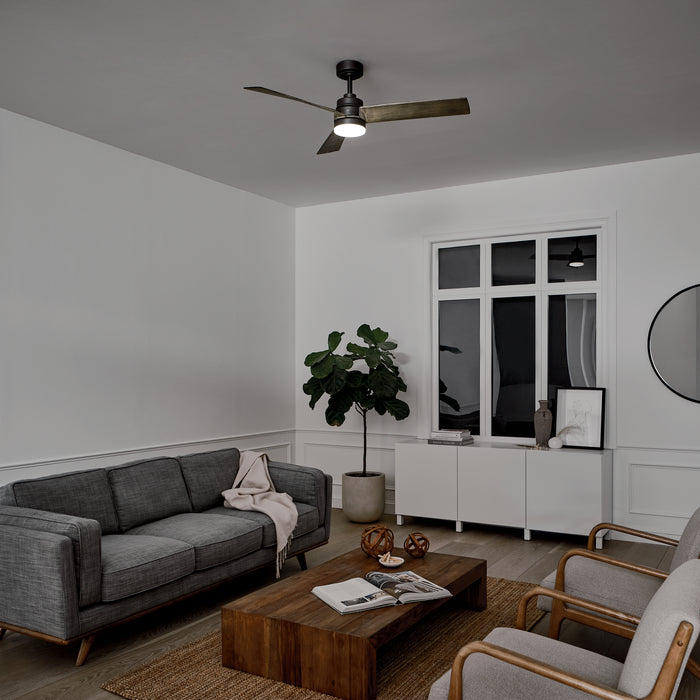 Kichler 300275AVI 52" Ceiling Fan, Anvil Iron