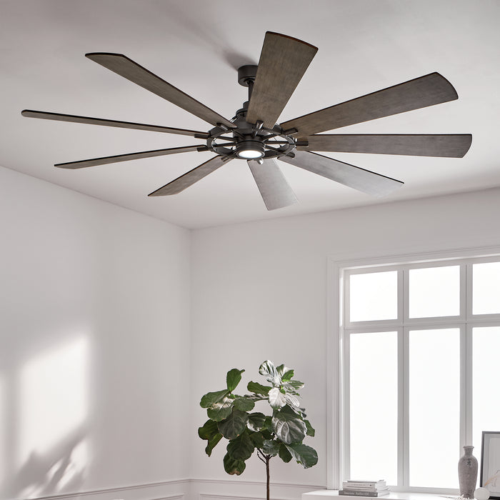 Kichler 300285AVI 85" Ceiling Fan, Anvil Iron