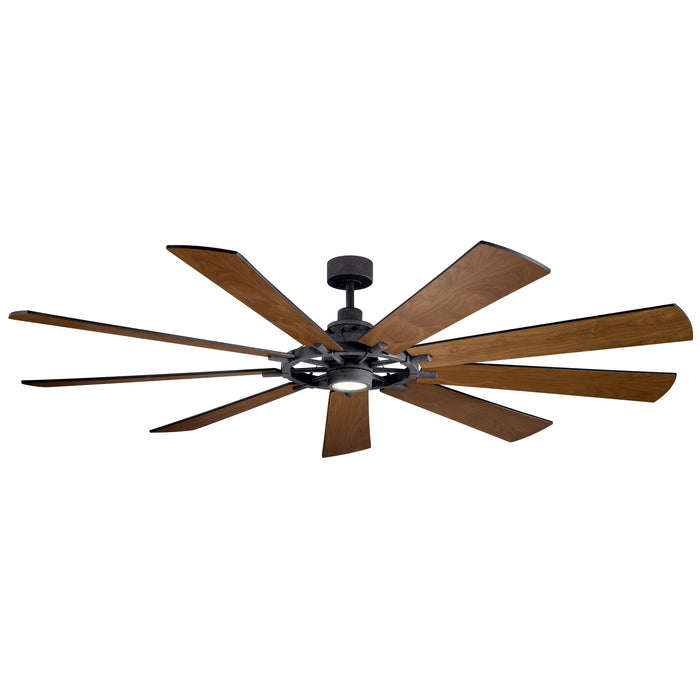 Kichler 300285DBK 85" Ceiling Fan, Distressed Black