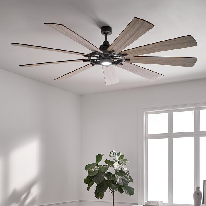 Kichler 300285WZC 85" Ceiling Fan, Weathered Zinc