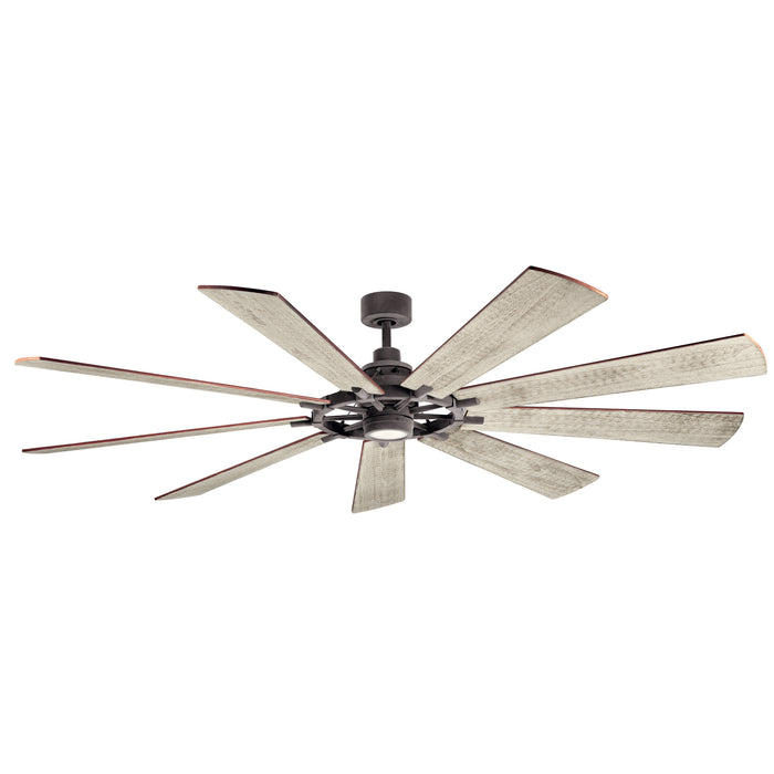 Kichler 300285WZC 85" Ceiling Fan, Weathered Zinc
