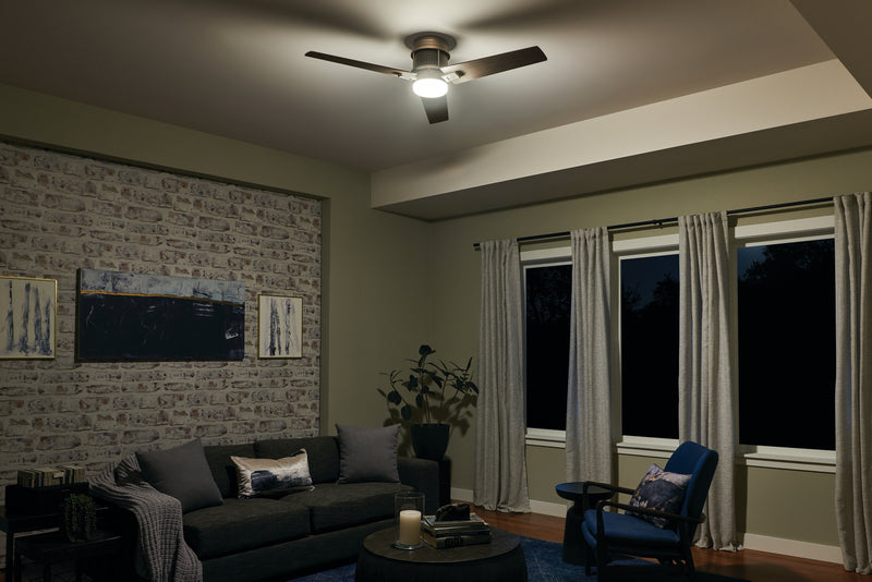 Kichler 300352NI 52" Ceiling Fan, Brushed Nickel