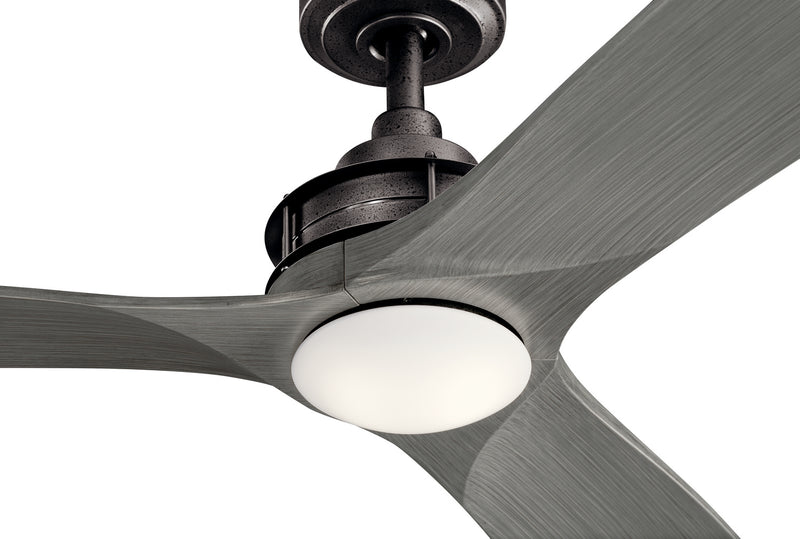 Kichler 300356AVI 56" Ceiling Fan, Anvil Iron