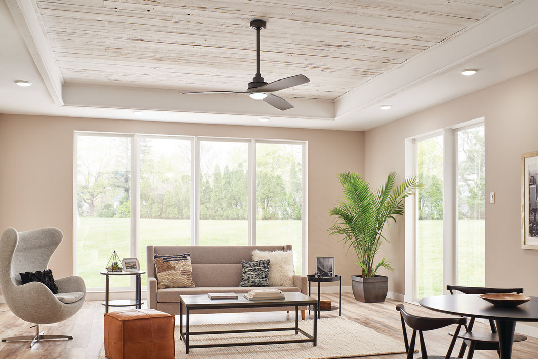 Kichler 300356AVI 56" Ceiling Fan, Anvil Iron