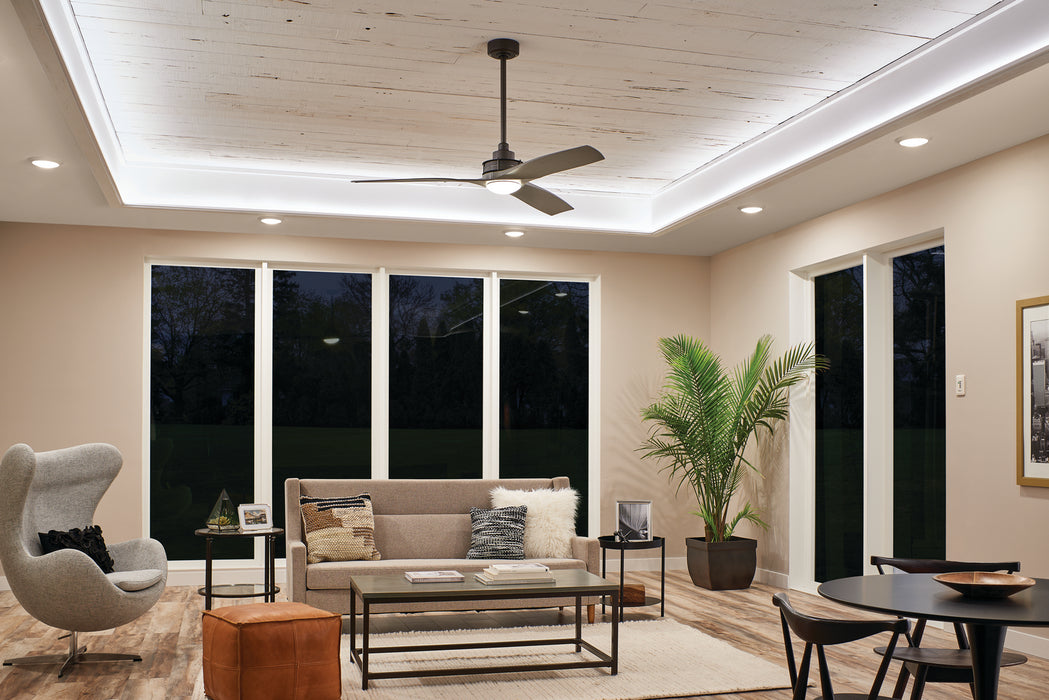 Kichler 300356AVI 56" Ceiling Fan, Anvil Iron