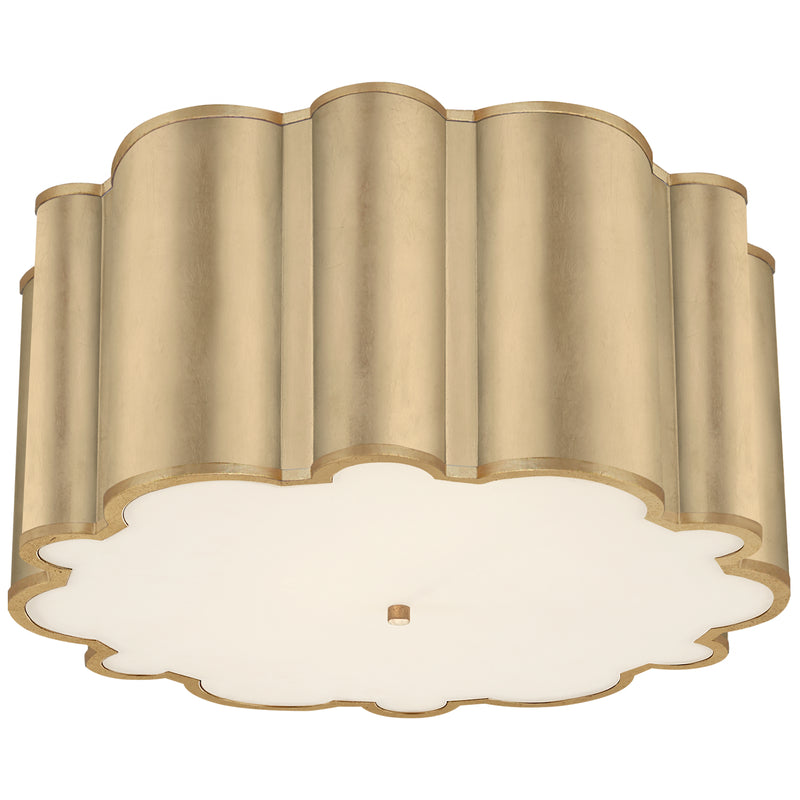 Visual Comfort Signature AH 4021G-FA Four Light Flush Mount, Gild