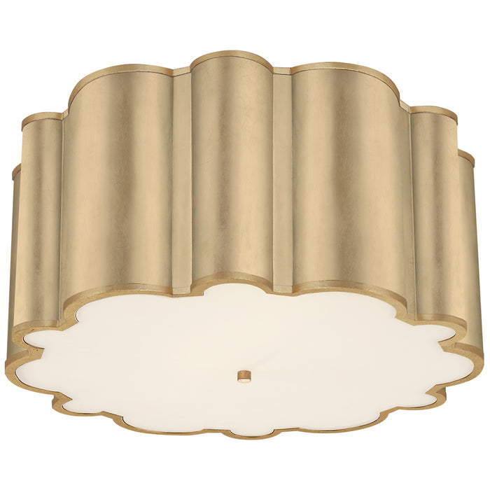 Visual Comfort Signature AH 4021G-FA Four Light Flush Mount, Gild