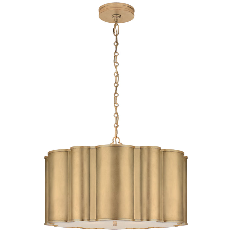 Visual Comfort Signature AH 5215G-FA Four Light Pendant, Gild