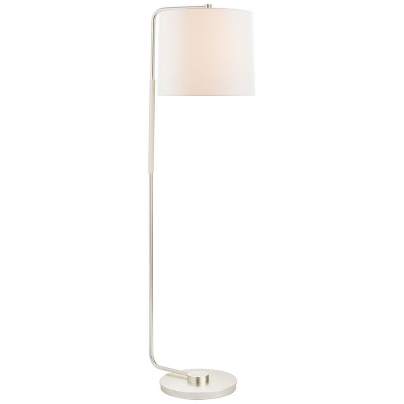 Visual Comfort Signature BBL 1070SS-L One Light Floor Lamp, Soft Silver