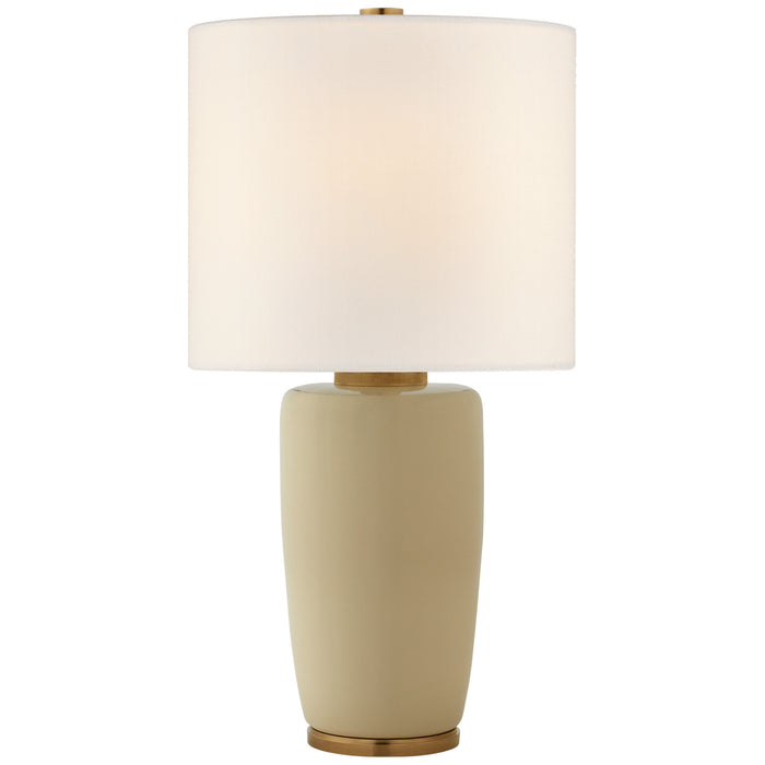 Visual Comfort Signature BBL 3601ICO-L One Light Table Lamp, Coconut Porcelain