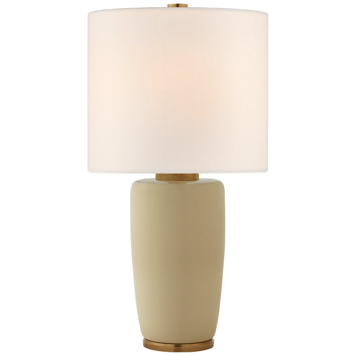 Visual Comfort Signature BBL 3601ICO-L One Light Table Lamp, Coconut Porcelain
