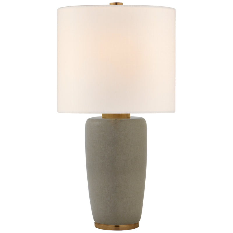 Visual Comfort Signature BBL 3601SHG-L One Light Table Lamp, Shellish Gray