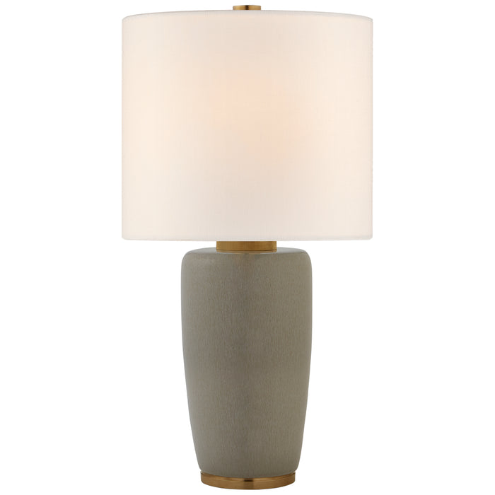 Visual Comfort Signature BBL 3601SHG-L One Light Table Lamp, Shellish Gray