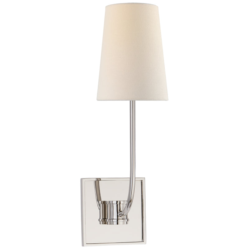 Visual Comfort Signature CHD 2620PN-L One Light Wall Sconce, Polished Nickel