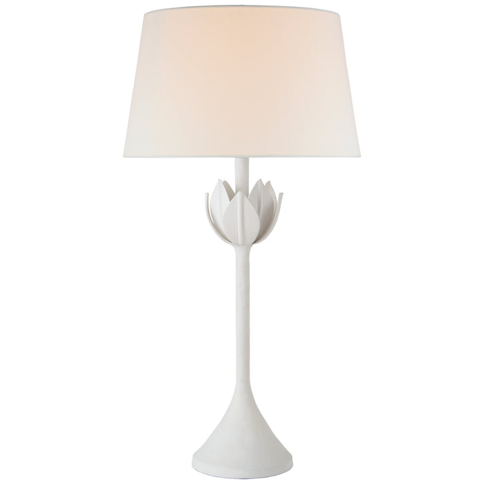 Visual Comfort Signature JN 3002PW-L One Light Table Lamp, Plaster White