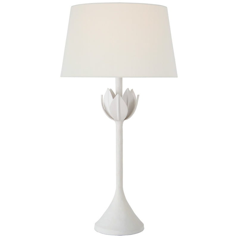 Visual Comfort Signature JN 3002PW-L One Light Table Lamp, Plaster White