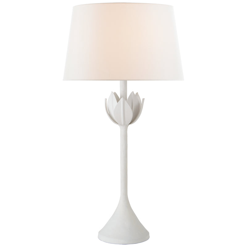 Visual Comfort Signature JN 3002PW-L One Light Table Lamp, Plaster White
