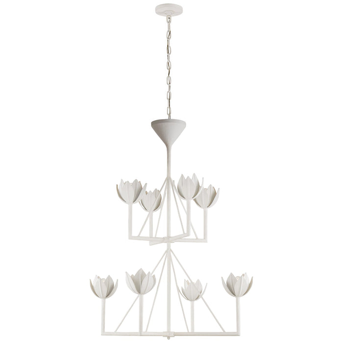 Visual Comfort Signature JN 5005PW Eight Light Chandelier, Plaster White (Display - Final Sale)