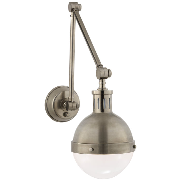 Visual Comfort Signature TOB 2090AN-WG One Light Wall Sconce, Antique Nickel