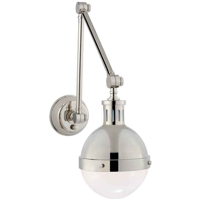 Visual Comfort Signature TOB 2090PN-WG One Light Wall Sconce, Polished Nickel